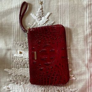 Brahmin red clutch